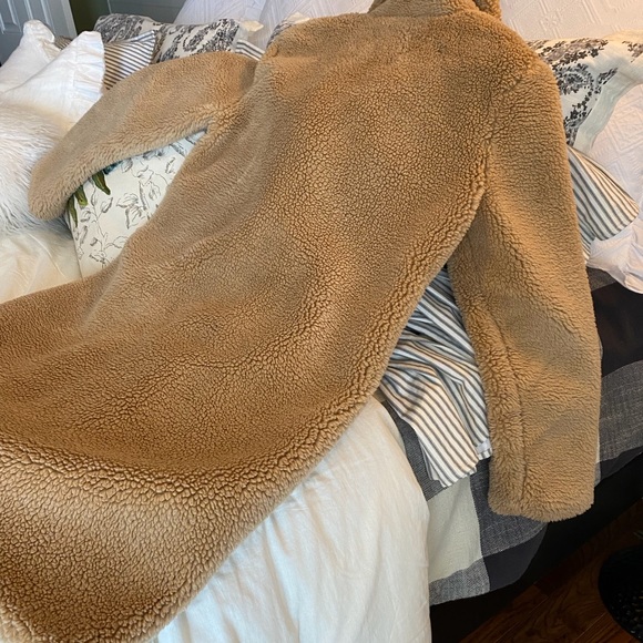 ASOS QED London Double Breasted Teddy Coat - Picture 10 of 12